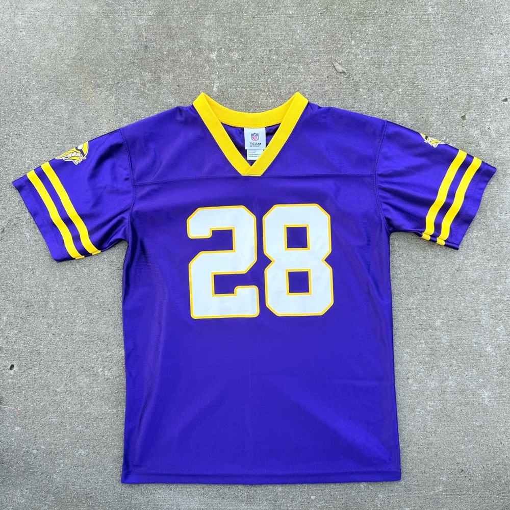NFL Team Apparel Minnesota Vikings Adrian Peterson #28 Jersey size XL 16-18